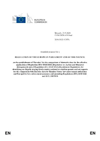 Amended Proposal for a REGULATION of the EUROPEAN P