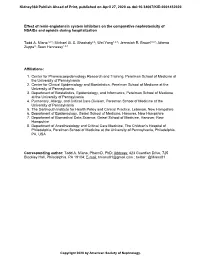 Effect of Renin-Angiotensin System Inhibitors on the Comparative Nephrotoxicity of Nsaids and Opioids During Hospitalization