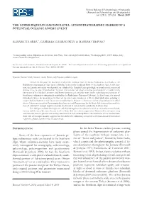 The Lower Bajocian Gaetani Level: Lithostratigraphic Marker of a Potential Oceanic Anoxic Event