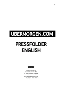 Ubermorgen.Com Pressfolder English