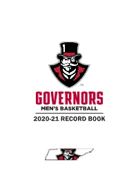 2020-21 Record Book Overall Statistics