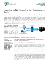 Accepting Mobile Payments with a Smartphone Or Tablet