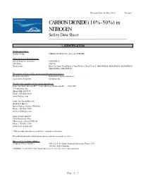 CARBON DIOXIDE (10%-50%) in NITROGEN Safety Data Sheet ______