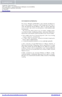 An Introduction to Mechanics for 40 Years, Kleppner and Kolenkow's