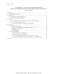 Draft 7-17-11 an EMPIRICAL ANALYSIS of FAIR USE