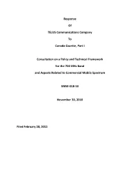 Smse-018-10-Telus-Submission.Pdf