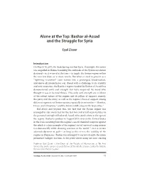 Bashar Al-Assad and the Struggle for Syria
