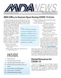 INSIDE MDA Pushes out Anything That Affects Montana Dentists