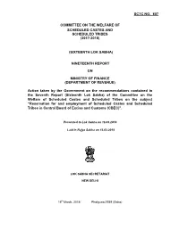 Sctc No. 807 Committee on the Welfare of Scheduled