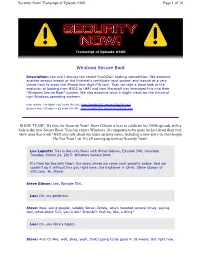 Windows Secure Boot