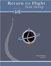 Final Report of the Return to Flight Task Group