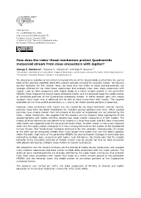 How Does the Lidov–Kozai Mechanism Protect Quadrantids Meteoroid Stream from Close Encounters with Jupiter?