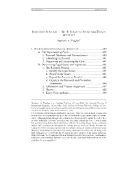 Persuasion Is an Art . . . but It Is Also an Invaluable Tool in Advocacy