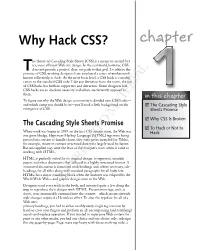 Why Hack CSS? Chapter