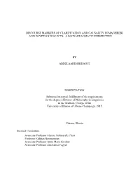 Discourse Markers of Clarification and Causality in Maghrebi and Egyptian Dialects: a Socio-Pragmatic Perspective