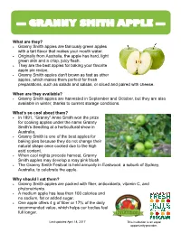 — Granny Smith Apple —
