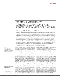 Surrender, Avoidance and Subversion by Microorganisms