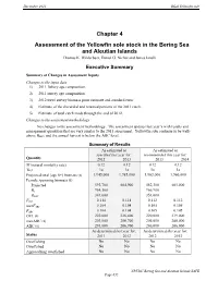Yellowfin Sole Stock in the Bering Sea and Aleutian Islands Thomas K