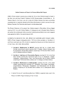 21-11-2020 Salient Features of Phase II of Chennai Metro Rail Project