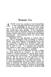 Benjamin Cox