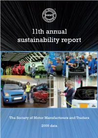 SMMT 11Th Sustainability Report