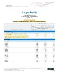 Target Profile