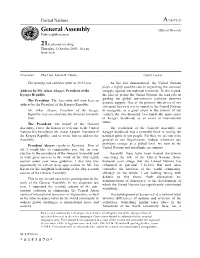 General Assembly Official Records Fifty-Eighth Session