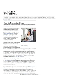 How to Prevent Jet Lag After Sleeping Through the First Week of Afternoons on a Europe Trip