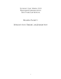 Introduction, Theory, Jurisdiction