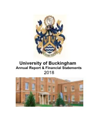 The University of Buckingham