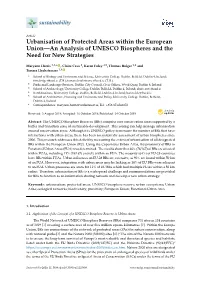 Urbanisation of Protected Areas Within the European Union—An Analysis of UNESCO Biospheres and the Need for New Strategies