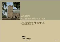 Anstey Conservation Area CHARACTER APPRAISAL Adopted November 2007