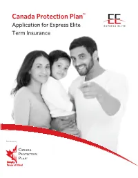 Application for Express Elite Term Insurance
