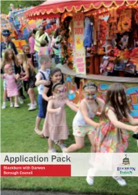Application Pack Blackburn with Darwen Borough Council Dear Applicant