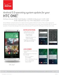 BPOD-I2498 HTC One M7 Lollipop SU-V8.Indd