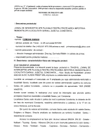 Cernavoda- ANEXA Nr