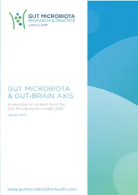 Gut Microbiota & Gut-Brain Axis