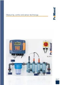 Measuring, Control and Sensor Technology 2017
