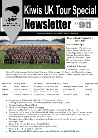 22Nd October 2015 Newsletter #95 No Advertisements Are Paid for in This Newsletter