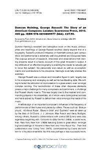 Duncan Heining, George Russell: the Story of an American Composer