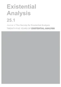Existential Analysis