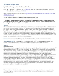 The Ecdysone Receptor Puzzle By: M. Lezzi, T. Bergman, J