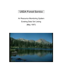 Data Set Listing (May 1997)
