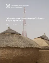 Information and Communication Technology (ICT) in Agriculture
