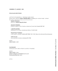 Anniv Ers Aire Gidon Kremer