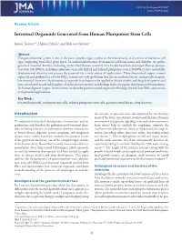 Intestinal Organoids Generated from Human Pluripotent Stem Cells