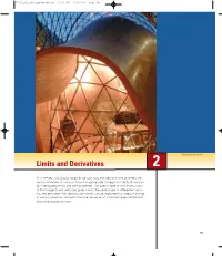 Limits and Derivatives 2
