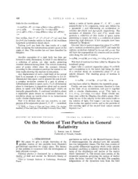 On the Motion of Test Particles in General Relativity