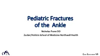 Ankle Injuries