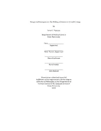 Design and Emergence in the Making of American Grand Strategy By